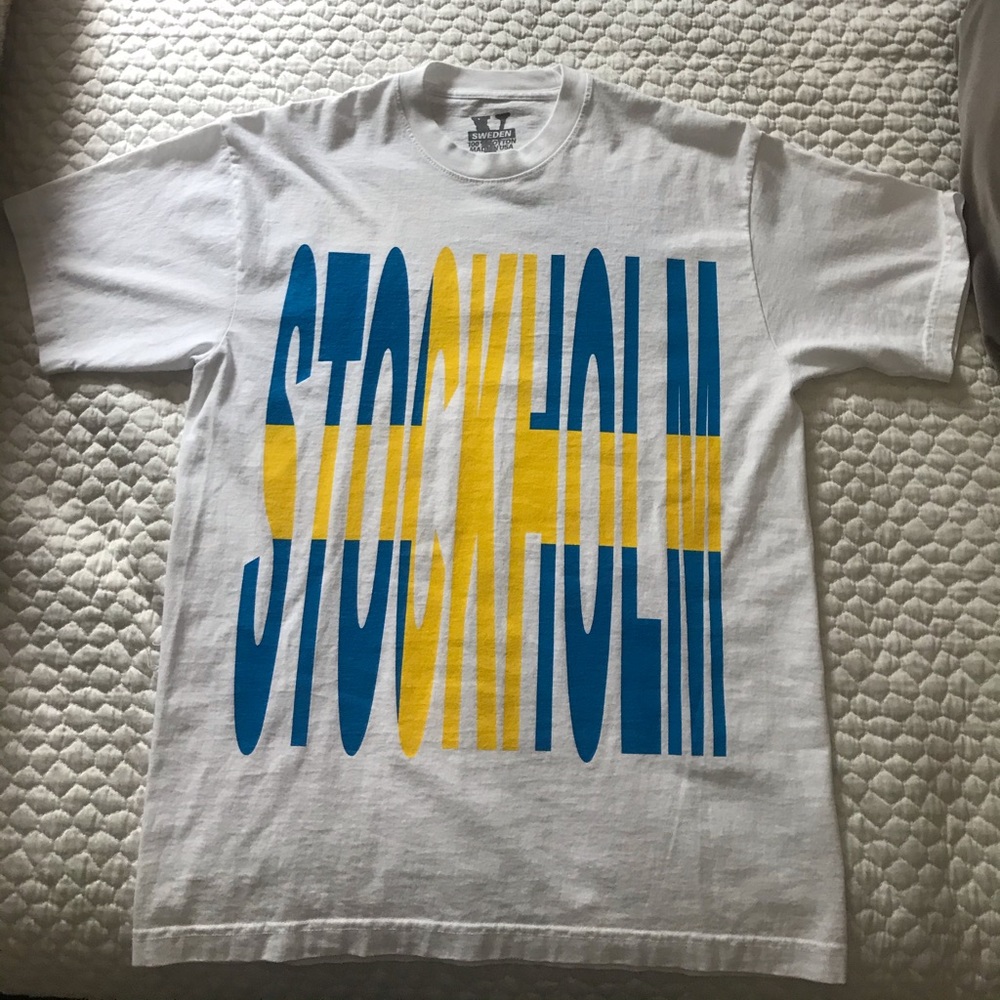 Vlone A$AP Rocky return to Sweden t-shirt
